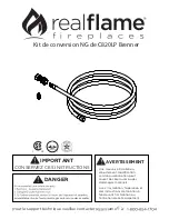 Предварительный просмотр 13 страницы RealFlame C820LP Manual