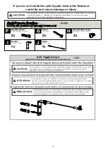 Preview for 4 page of RealFlame Carlisle 8230 Assembly Instructions Manual