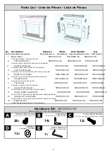 Preview for 2 page of RealFlame Chateau 5910 Assembly Instructions Manual