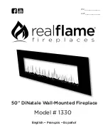 Preview for 1 page of RealFlame DiNatale 1330 Installation Instructions Manual