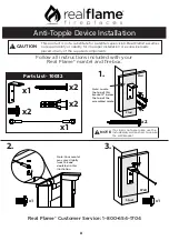 Предварительный просмотр 8 страницы RealFlame Emerson 6720E Assembly Instructions Manual