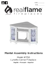 RealFlame Lynette 1750 Mantel Assembly Instructions preview