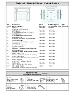 Предварительный просмотр 2 страницы RealFlame Mantel 7600E Assembly Instructions Manual