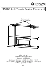 Preview for 18 page of RealFlame Monte Vista 9900E Assembly Instructions Manual