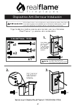 Preview for 21 page of RealFlame Monte Vista 9900E Assembly Instructions Manual