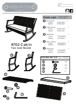 Предварительный просмотр 1 страницы RealFlame Outdoor Living 9702 Calvin Manual