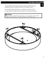 Предварительный просмотр 9 страницы RealFlame Round Propane Fire Table Owner'S Manual