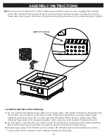 Preview for 12 page of RealFlame Treviso Square C11842LP Owner'S Manual