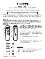 Preview for 1 page of RealFyre VR-2A Installation And Operating Instructions Manual