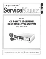 Предварительный просмотр 2 страницы Realistic TRC-30A Service Manual