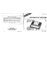 Realistic Weatheradio Timekube Owner'S Manual preview