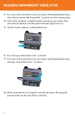 Preview for 6 page of Reality Works Hearing Impairment Simulator Quick Start Manual