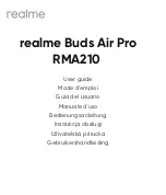 Realme Buds Air Pro RMA210 User Manual preview