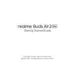 Realme Buds Air2 Neo Getting Started Manual предпросмотр