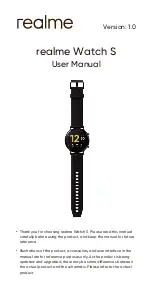 Realme Watch S RMA207 User Manual preview