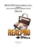 REALPRO INNOVATIONS REALPRO PLUS Manual предпросмотр