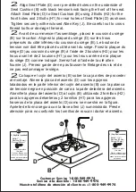 Preview for 8 page of realspace 228-413 Assembly Instructions And Warranty Information