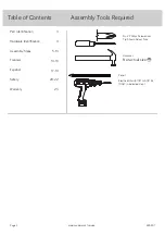 Preview for 2 page of realspace 7069205 Assembly Instructions And Warranty Information