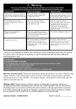 Preview for 2 page of realspace 711398 Assembly Instructions And Warranty Information