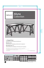 Preview for 1 page of realspace Alluma Collection L-Shaped Desk Assembly Instructions And Warranty Information