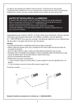 Preview for 4 page of realspace Caldell 231-009 Assembly Instructions And Warranty Information