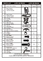 Preview for 5 page of realspace Caldell 231-009 Assembly Instructions And Warranty Information