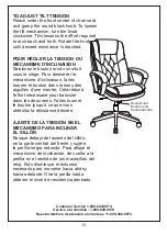 Preview for 15 page of realspace Caldell 231-009 Assembly Instructions And Warranty Information