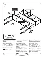 Preview for 10 page of realspace Dawson Credenza Assembly Instructions And Warranty Information