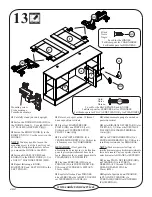 Preview for 16 page of realspace Dawson Credenza Assembly Instructions And Warranty Information