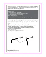 Preview for 2 page of realspace Lenzer 6217486 Assembly Instructions And Warranty Information