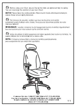 Preview for 11 page of realspace Maverick 11000 PRO Series Assembly Instructions And Warranty Information