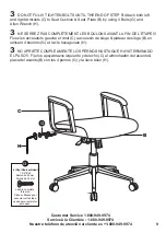 Preview for 9 page of realspace Sloane Assembly Instructions And Warranty Information