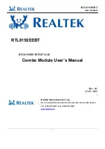 Realtek Semiconductor RTL8192EE+RTL8761AU User Manual preview