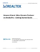 Preview for 1 page of Realtek AmebaPro RTL8715AD Getting Started Manual