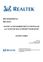 Realtek RTL8212 Layout Manual preview