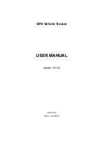 Realtime TK110 User Manual preview