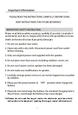 Preview for 2 page of Realtree RLT6005 User Manual