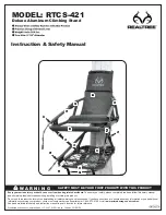 Preview for 1 page of Realtree RTCS-421 Instruction & Safety Manual