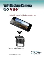 Rear view safety Go Vue RVS-020770 Installation Instructions Manual preview