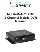 Rear view safety MobileMule 2100 Manual preview