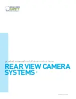 Предварительный просмотр 1 страницы Rear view safety Rear View Camera Systems Product Manual Installation & Instructions