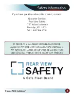 Preview for 7 page of Rear view safety RVS-424W Product Manual