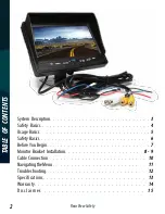 Preview for 2 page of Rear view safety RVS-6137-RCA Instruction Manual