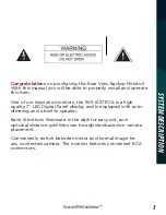 Preview for 3 page of Rear view safety RVS-6137-RCA Instruction Manual