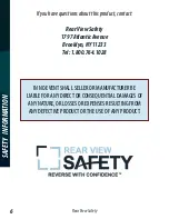 Preview for 6 page of Rear view safety RVS-718-NAVBT Instruction Manual