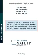 Preview for 6 page of Rear view safety RVS-7700 Instruction Manual