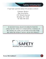 Preview for 7 page of Rear view safety RVS-770613 Product Manual