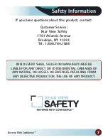 Preview for 7 page of Rear view safety RVS-770615 Product Manual Installation & Instructions