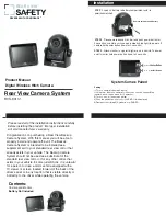 Preview for 1 page of Rear view safety RVS-83112 Product Manual