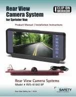 Rear view safety RVS-916619P Product Manual Installation & Instructions preview